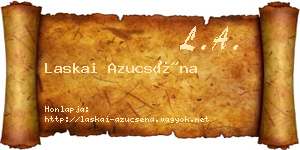 Laskai Azucséna névjegykártya